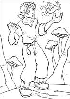 coloriage la planete au tresor jim et morph